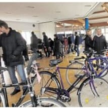 Gute Geschäfte beim Fahrradbasar des Fördervereins der Landgraf-Ulrich-Schule