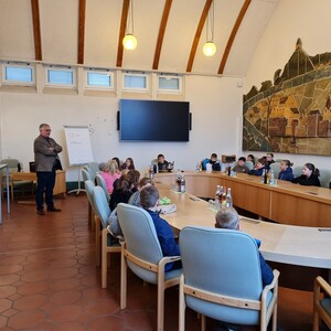 Besuch beim Bürgermeister