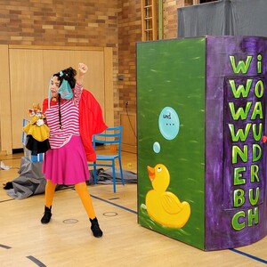 Kindertheater Ingrid Irrlicht in der Grundschule 
