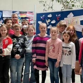 Landgraf-Ulrich-Schule spendet für die Ukraine