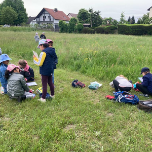 Auf der Wiese ist was los! - Ausflug der ersten Klassen