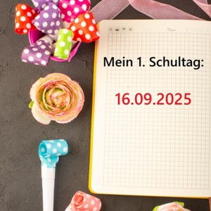 Info für Schulanfänger