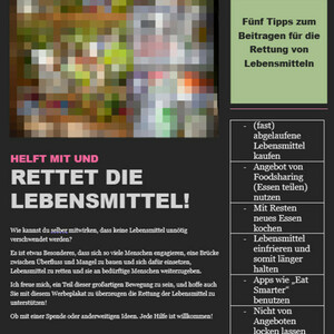Rettet die Lebensmittel!