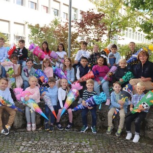 Erster Schultag an der Landgraf-Ulrich-Schule in Pfreimd