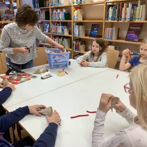 Winterzauber in der Stadtbücherei Pfreimd (GS Trausnitz)