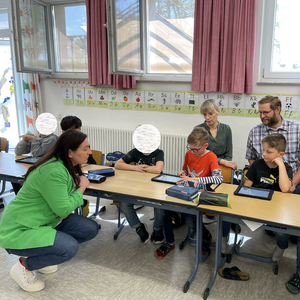 Vier neue Tablets für die Landgraf-Ulrich-Schule 