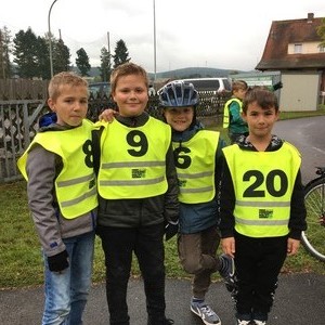 Radfahrausbildung der 4. Klassen