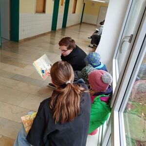 Besuch der Vorschulkinder in der Mittelschule – Ein besonderer Vorlesevormittag