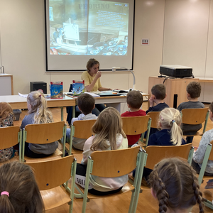 Vorlesen ist eine feine Sache - nicht nur am Vorlesetag in der Landgraf-Ulrich-Schule